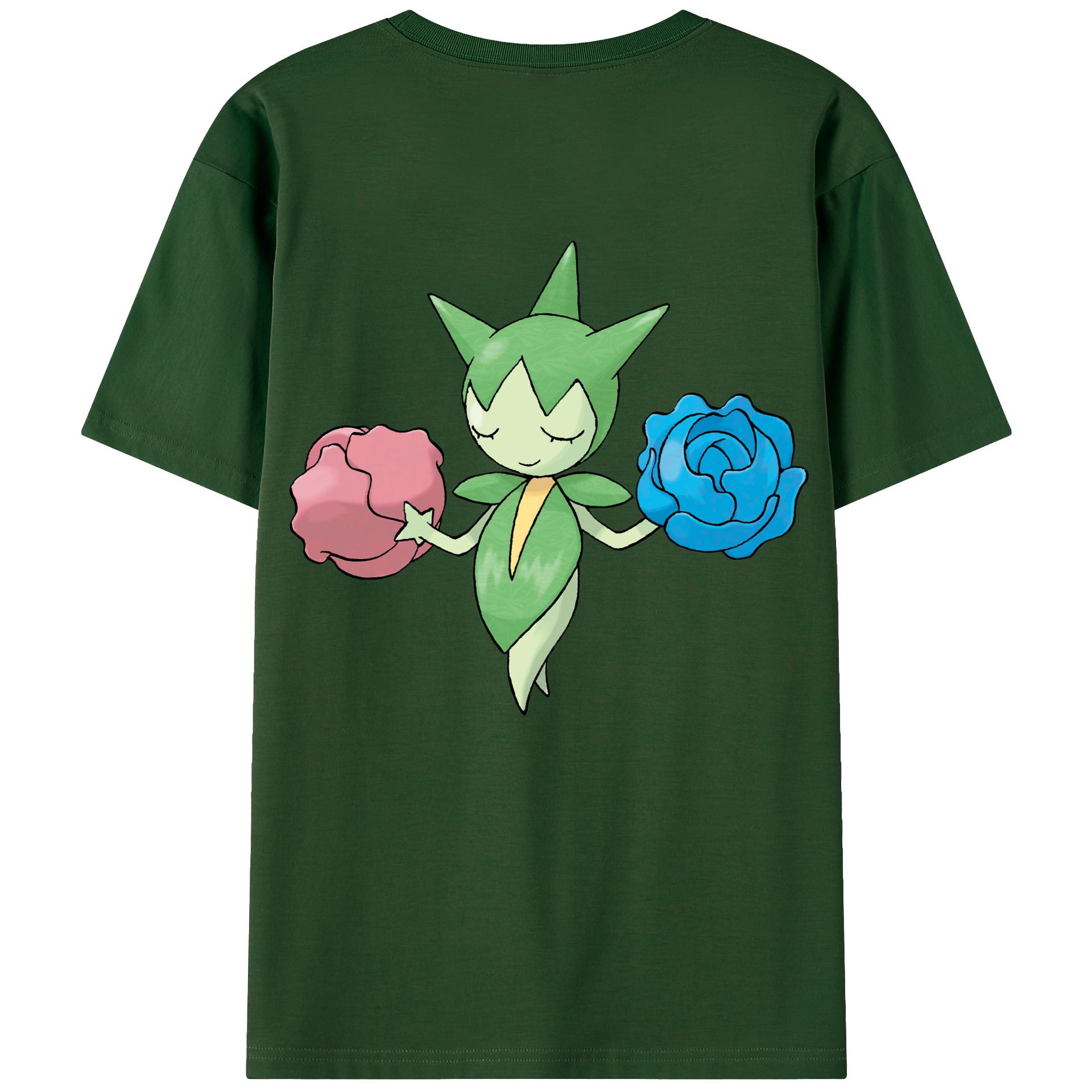 （画像用） ポケットモンスター Pokémon 綿100％半袖Tシャツ（背面プリント）